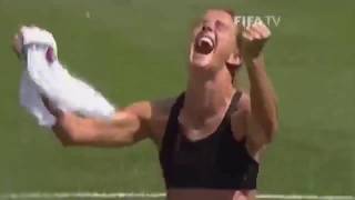 Brandi Chastain Historic World Cup Kick [upl. by Madian]