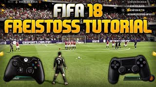 FIFA 18 FREISTOSS TUTORIAL 💥  Deutsch [upl. by Arahas]