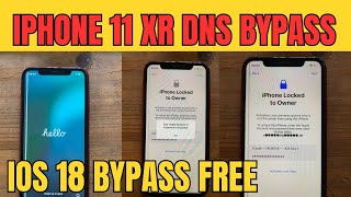 How to bypass iCloud lock on iPhone 11 and iPhone XR DNS  iOS 1801 Lock Remove [upl. by Accalia]