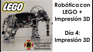 Robótica con LEGO  Impresión 3D 45  Impresión 3D ¿qué es ¿cómo se fabrica nuestra pieza LEGO [upl. by Trabue]