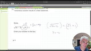 Solving Radical Equations and Extraneous Solutions [upl. by Nikal]