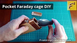 Coolest pocket faraday box DIY to Stop keyless car theft relay attacks when not home  How to make [upl. by Llemmart]