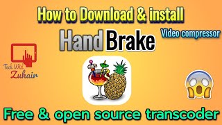 How to download handbrake for windows 11  Hand BRake Software ko download kare In Urdu  TWZ [upl. by Adnilrem403]