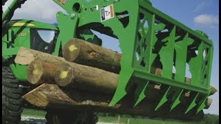 How To Use A Mechanical Grapple  John Deere Tips Notebook [upl. by Corliss]