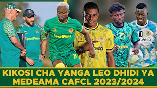 Kikosi Cha Yanga Kinachoanza Leo Dhidi Ya Medeama Mechi Ya Ligi Mabingwa Afrika 20232024 [upl. by Januisz]