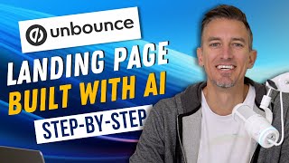 Unbounce Smart Builder Tutorial How to Create a HighConverting Landing Page With AI [upl. by Sayed]