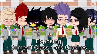 Exposing Class 1A’s Crushes  MHA  Gacha Club [upl. by Mashe]