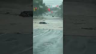 Good Samaritans help man dog stranded in flood waters [upl. by Jehias]