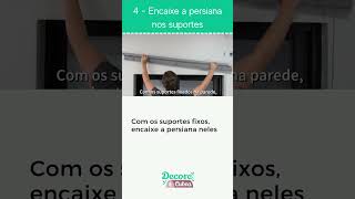 Como instalar a persiana de PVC da TopFlex [upl. by Elyac39]