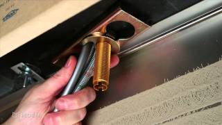 Installing a pulldown or pullout faucet with Reflex  Moen Guided Installations [upl. by Esinned597]