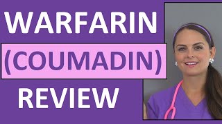 Warfarin Coumadin Anticoagulant Nursing NCLEX Review Pharmacology [upl. by Catrina291]