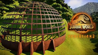 UP CLOSE TO THE JURASSIC PARK 3 AVIARY Going Out Of Bounds In Jurassic World Evolution 2 [upl. by Ahcmis647]