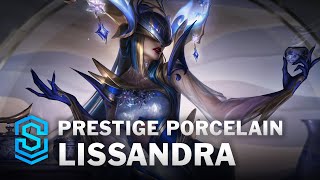 Prestige Porcelain Lissandra Skin Spotlight  League of Legends [upl. by Letsyrhc]