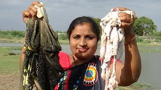 Lamb Intestine Boti Curry Recipe  Spicy Goat Boti Recipe Prepared By Sea Foods In My Village Style [upl. by Kerrill]