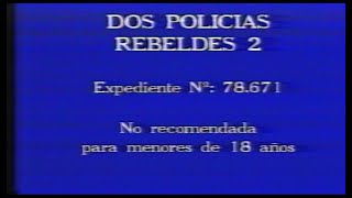 DOS POLICIAS REBELDES 2 BAD BOYS 2 2003  Inicio VHS España [upl. by Pascia]