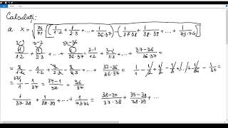 Radicali din sume telescopice [upl. by Notsud]