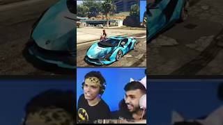 GTA 5 game 🤣techno gamerz vs mythplays gaming technogamerz newcargame [upl. by Eissed]