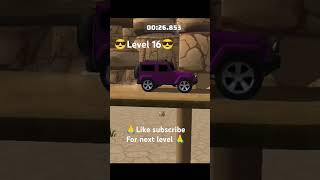 👑 mountain climb 4x4 👑 Level 16 gaming youtube mountain funny 👍 [upl. by Flori971]