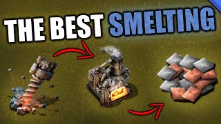 The BEST Smelting and Mining Setup  Ultimate Factorio Tutorial tips and tricks guide [upl. by Adigun]