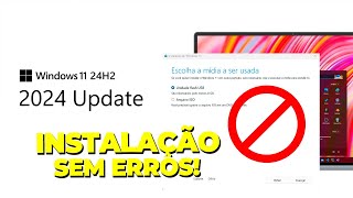 Como INSTALAR Windows 11 24H2 SEM PERDER seus ARQUIVOS e sem ERRO De Bitlocker  OFICIAL sem BUGS [upl. by Nylinnej789]