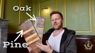 How To Blend Oak And Pine Wood Panelling Together For The Château Salon [upl. by Danny]