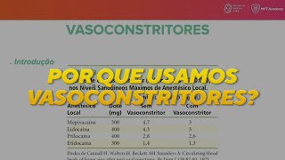 USO DE VASOCONSTRITORES  FARMACOLOGIA [upl. by Acinimod]