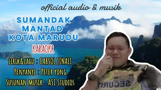 sumandak mantad kota marudu  karaoke  official song sabahan [upl. by Rowe2]