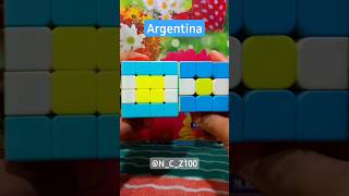 Argentina Flagon Rubics Cube rubikscube [upl. by Martinson]