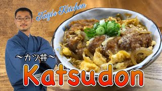 How to cook KATSUDON pork cutlet rice bowl 〜かつ丼〜  easy Japanese home cooking recipe [upl. by Darcey]