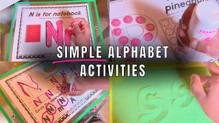 5 HandsOn Activities to Teach Letter Recognition to Preschoolers [upl. by Abekam424]