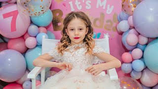 Nastya and her Birthday Party 7 years old [upl. by Assilac]