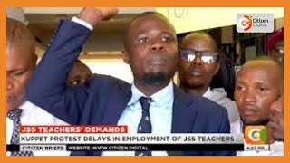 KUPPET protest delays in the employment of JSS teachers [upl. by Kashden]