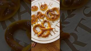 Fondant pretzel cake decoration cake fondant pretzel cakedecorating shorts craft [upl. by Negriv]