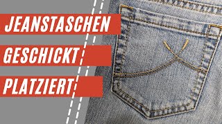 Alle mal hersehen  Jeanstaschen geschickt platziert  NähTipps vom Profi [upl. by Luhar]