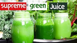 ULTIMATE DETOX GREEN JUICE for WEIGHT LOSS amp SKIN GLOW [upl. by Anais]