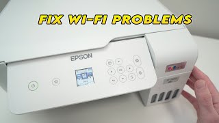 How to Fix Epson EcoTank Printer Not Connecting to Wifi [upl. by Heppman769]