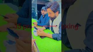 15 pro max titanium blue unboxing saudcommunicationapple smartphone unboxing fyp foryou [upl. by Yeznil631]