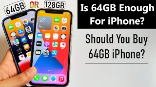 Is 64GB Enough For iPhone 12 or iPhone 11 Watch This Before Buying HINDI [upl. by Ecnirp112]