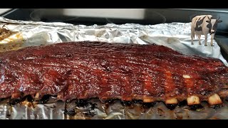 Super Easy Oven Baked Ribs Fall Off The Bone BBQ Ribs Recipe [upl. by Notanhoj]