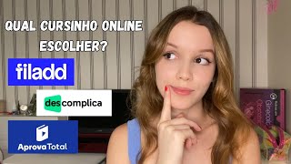 QUAL CURSINHO ONLINE ESCOLHER PARA O ENEM 2024 comparação [upl. by Eille]