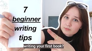 7 BEGINNER WRITING TIPS ✨📝 watch if writing your first book my best advice i wish i knew [upl. by Lesirg795]