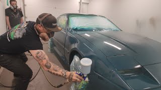 Painting Dougs car with single stage urethane 👌 [upl. by Shawnee]