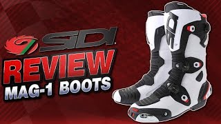 Sidi Mag1 Boot Review from SportbikeTrackGearcom [upl. by Joby]