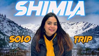 My First Solo Adventure Exploring Shimla  Travel Vlog ItsTwoMuch [upl. by Gnuoy]