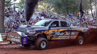 Pro Stock Diesel Trucks Pound The Red Clay At Diesels In Dark Corners 2024 friday [upl. by Enert]