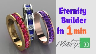 Create Eternity Rings in Just 1 Minute with Matrix 90 [upl. by Narrat]