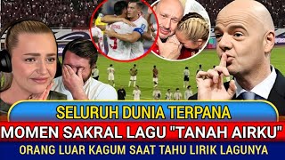 SELURUH DUNIA TERPANA MENYAKSIKAN TIMNAS DAN MOMEN SAKRAL LAGU TANAH AIRKU BERKUMANDANG DI GBK [upl. by Namzaj]