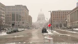 Heavy Snow Blankets Southern Wisconsin Northern Illinois [upl. by Prakash]