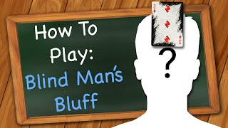 How to play Blind Mans Bluff Drinking Game [upl. by Kyred]