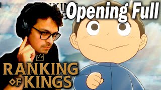 INFRAVALORADO MÚSICO REACCIONA al Opening 1 de Ranking Of Kings 「BOY」by King Gnu 👑 Ousama Ranking [upl. by Enidan198]